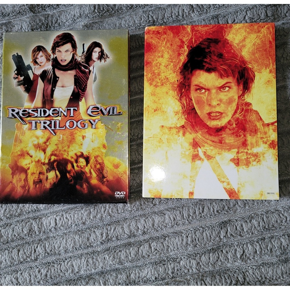 Resident Evil Trilogy 1-3 - DVD‎ - VERY GOOD Milo Jovovich Iain Glen Eric Mabius
